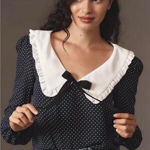 Reformation Black and White Polka Dot Blouse

SOLD
